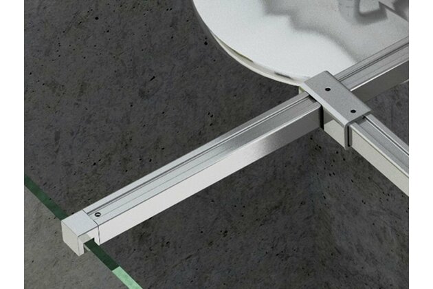 Spojovací koncovka Ravak Walk-In W set uni spoj T, lesk, GWD01000C001