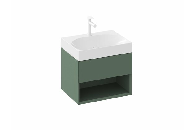 Skříňka pod umyvadlo Ravak SD Lite 60, grey green, X000001858