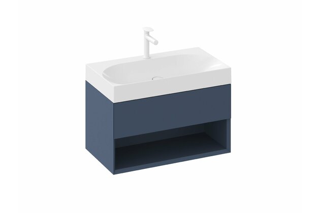 Skříňka pod umyvadlo Ravak SD Lite 80, deepsea blue, X000001863