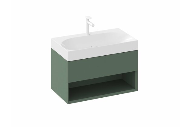 Skříňka pod umyvadlo Ravak SD Lite 80, grey green, X000001864
