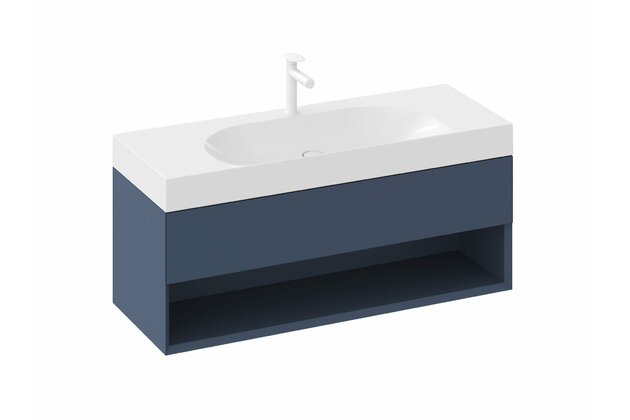 Skříňka pod umyvadlo Ravak SD Lite 120, deepsea blue, X000001869