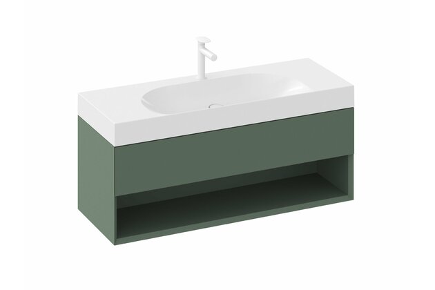 Skříňka pod umyvadlo Ravak SD Lite 120, grey green, X000001870