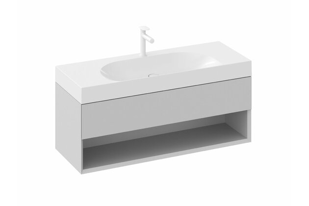 Skříňka pod umyvadlo Ravak SD Lite 120, smoke grey, X000001871