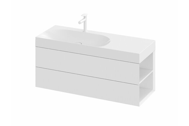 Skříňka pod umyvadlo Ravak SD Lite 120, bílá, pravá, X000001891