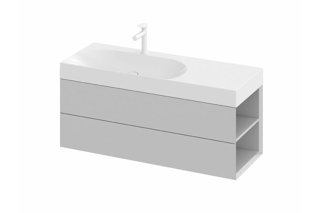 Skříňka pod umyvadlo Ravak SD Lite 120, smoke grey, pravá, X000001895