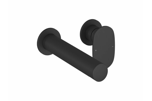 Baterie Ravak Spring SG 019.00 umyvadlová, podomítková, celotělová, černá mat, X070546