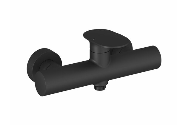 Baterie Ravak Spring SG 032.00 sprchová, nástěnná, bez setu, černá mat, X070549