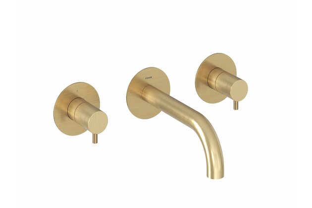 Baterie Ravak Espirit vanová podomítková s tělesem, gold brushed, X070601