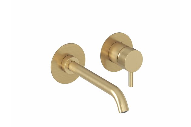 Baterie Ravak Espirit umyvadlová podomítková bez tělesa, pro R-Box, gold brushed, X070602