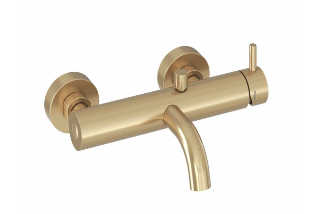 Baterie Ravak Espirit vanová nástěnná bez setu, gold brushed, X070603