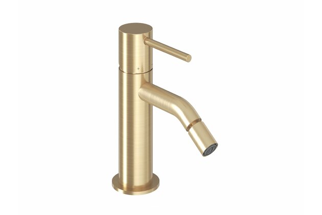 Baterie Ravak Espirit 150mm bidetová stojánková bez výpusti, gold brushed, X070605