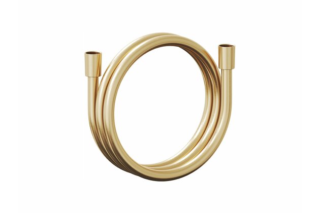 Sprchová hadice Ravak z odolného plastu SatinFlex, gold brushed, X07P1245