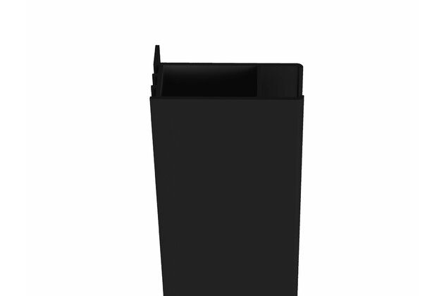 Ustavovací profil Ravak Chrome CNPS ke sprchovým koutům a dveřím, černý, E778801319470