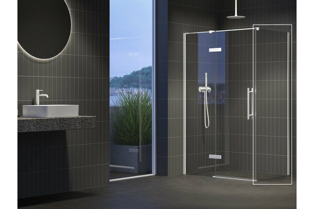 Sprchová stěna Ravak Cool! COPS 100 pevná, bílá mat, X9VVA0E00Z1