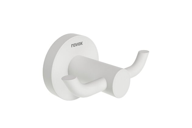 Ravak Kona dvojháček nástěnný, bílá mat, X07P1313
