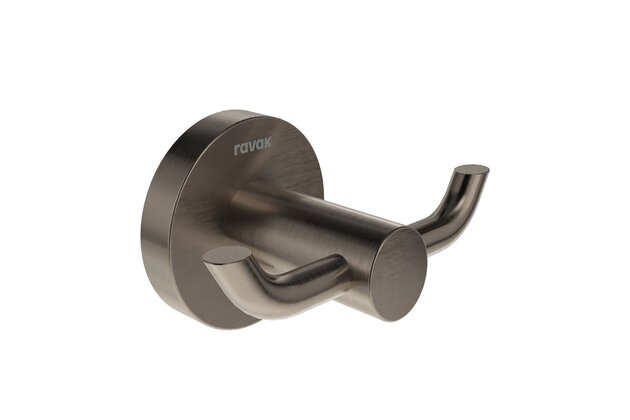 Ravak Kona dvojháček nástěnný. kartáčovaný grafit, X07P1326