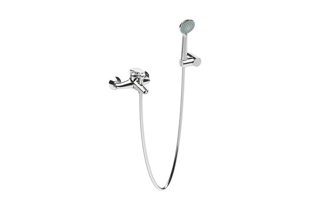 Baterie Jika Olymp Deep vanová, nástěnná, s příslušenstvím, chrom, H3211U70041311