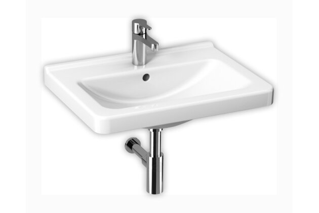 Cubito umyvadlo 55x42 otvor pro baterii, bílá H8104220001041