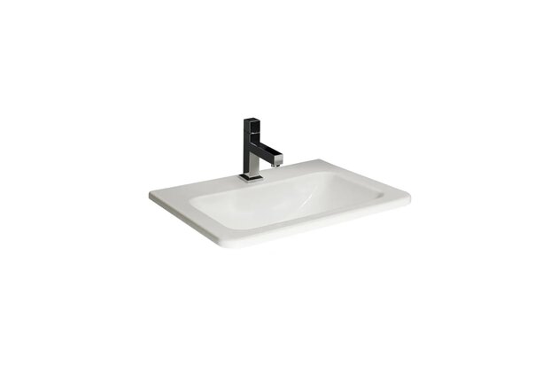 Cubito umyvadlo zápustné 55x41 s otvorem, bílá