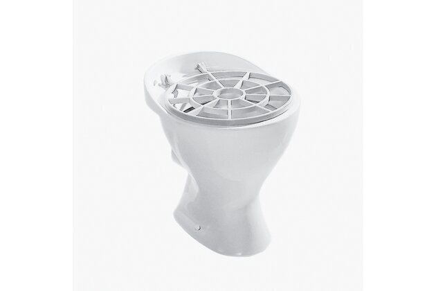 Mira výlevka keramická stojící, plastová mřížka, bílá H8510460000001