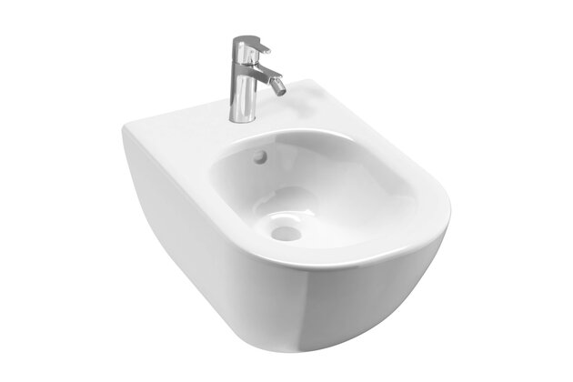 Bidet Jika Mio-N závěsný, včetně instalační sady EasyFit, bílá, H8317120003041