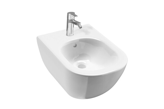 Bidet Jika Mio-N závěsný, včetně instalační sady EasyFit, bílá, H8317121003021