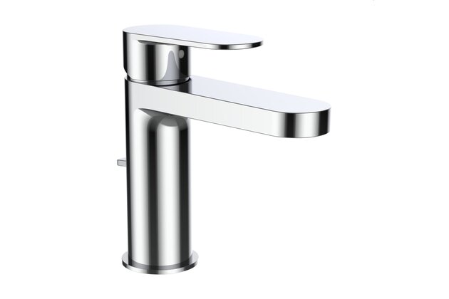 Neja umyvadlová stojánková páková baterie, pevný výtok 120 mm, s výpustí, chrom H3115110041111
