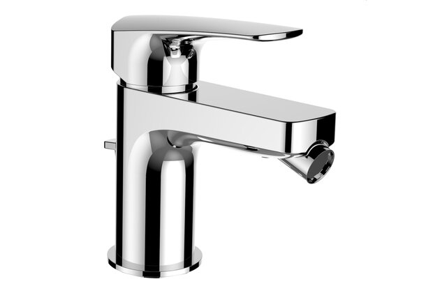 Laurin bidetová stojánková páková baterie s automatickou výpustí, chrom HF500710100000