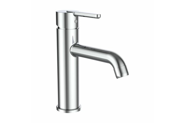 Lua umyvadlová stojánková páková baterie s výtokem 135mm, bez automatické výpusti, kartuše Eco+, průtok 5,7 l/min, chrom H3110810041201