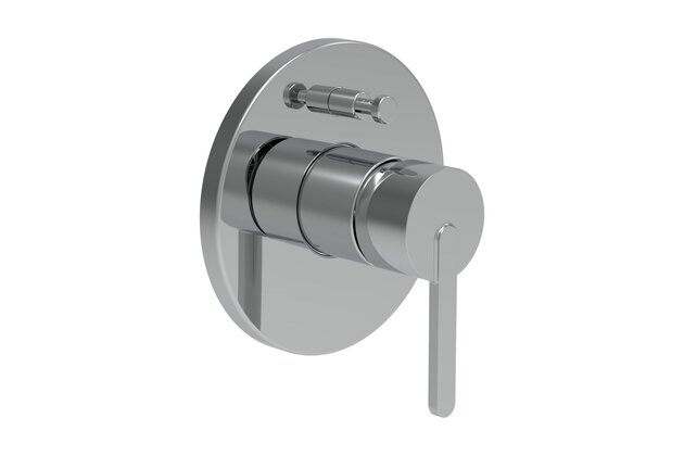 Lua vrchní sada podomítkové vanové pákové baterie, s přepínačem, pro Simibox nebo Simibox Light, chrom H3210860040001