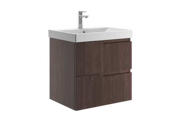 Skříňka Jika Cubito Style 55 pod umyvadlo, tmavý ořech, H40J4404023561