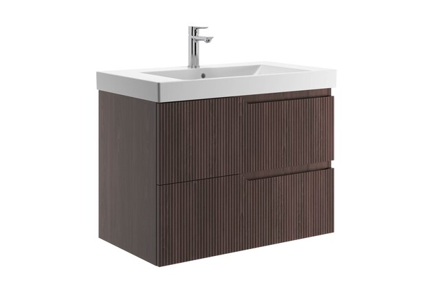 Skříňka Jika Cubito Style 80 pod umyvadlo, tmavý ořech, H40J4424023561