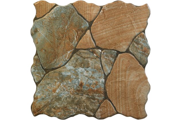 Dlažba El Molino Canet jet marron struktura mat 45x45