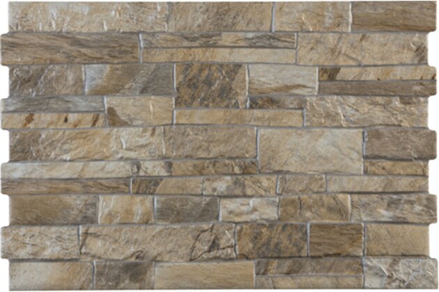 Obklad El Molino Durango jet 8 ocre struktura mat 33x50