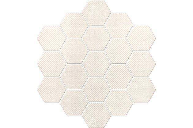 Dekor El Molino hexagon trail bone struktura mat 21x23