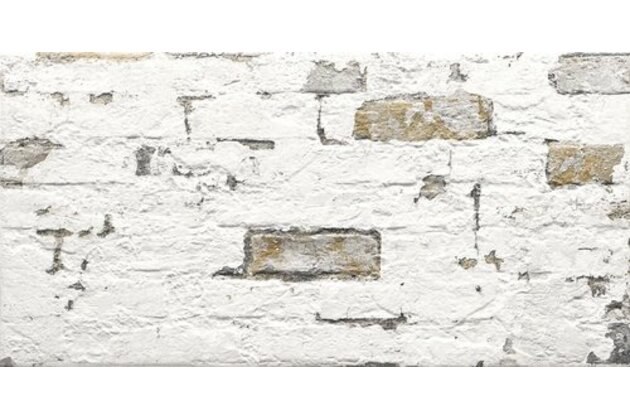 Obklad El Molino Pompeya jet blanco struktura mat 33x67