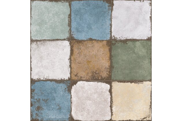 Dlažba El Molino Rialto jet mix struktura mat rektifikovaná 60x60