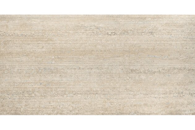 Dlažba El Molino Ascoli lines sand struktura mat rektifikovaná 62x120
