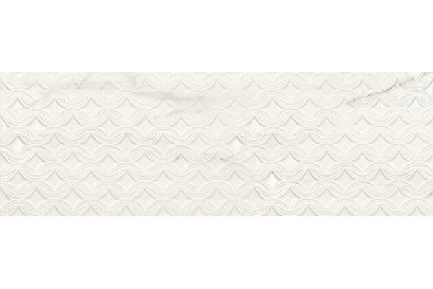 Dekor El molino Calacatta trenza 7 blanco struktura lesk rektifikovaný 30x90
