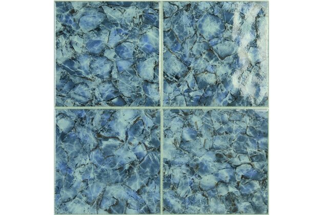 Obklad El Molino Naxos azul struktura lesk 33x33