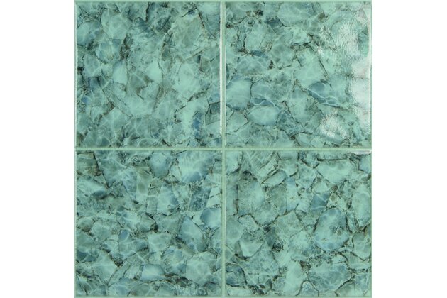 Obklad El Molino Naxos turquesa struktura lesk 33x33