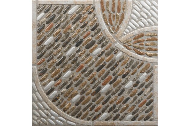 Dlažba El Molino Octavia Jet marron struktura mat 45x45