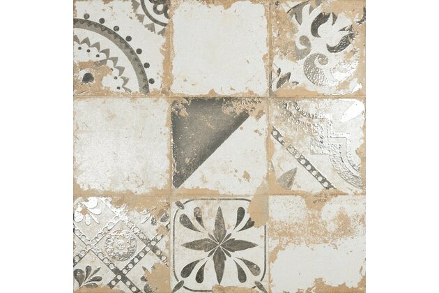 Dlažba El Molino Memory 7 gris struktura lesk rektifikovaná 58x58