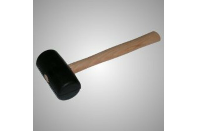 Palice gumová s dřevěnou násadou 65 mm CZ 46.346.03