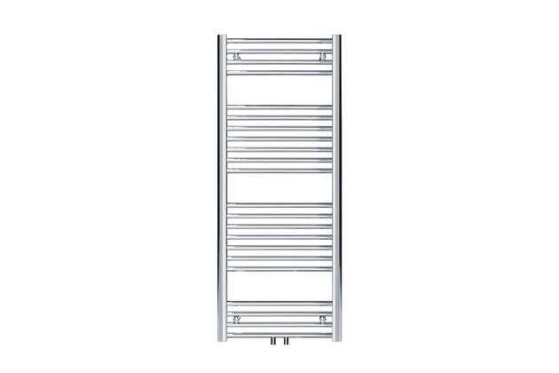 Radiátor Zehnder Aura 121,7x50 cm, středové připojení, chrom, PBCN-120-050-05