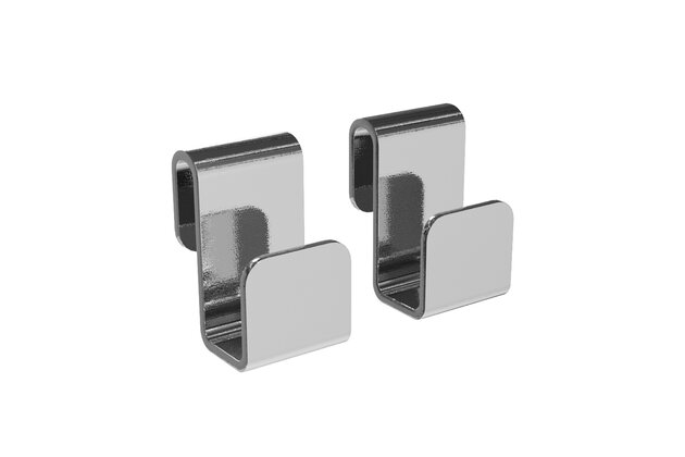 Háček na ručník Zehnder Metropolitan, 2 ks, chrom