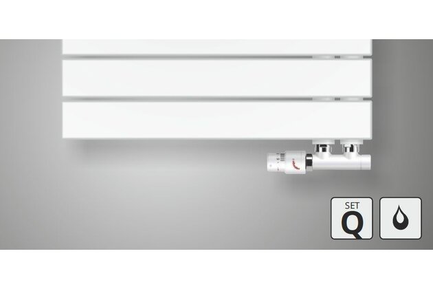 Sada připojení Zehnder pro teplovodní vytápění, Set Q, bílá