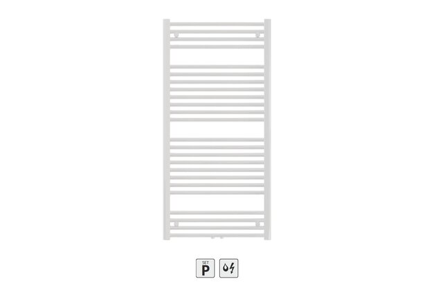 Zehnder Virando AB 123x60x5 přip.středové RAL 9016 AB-120-060-05