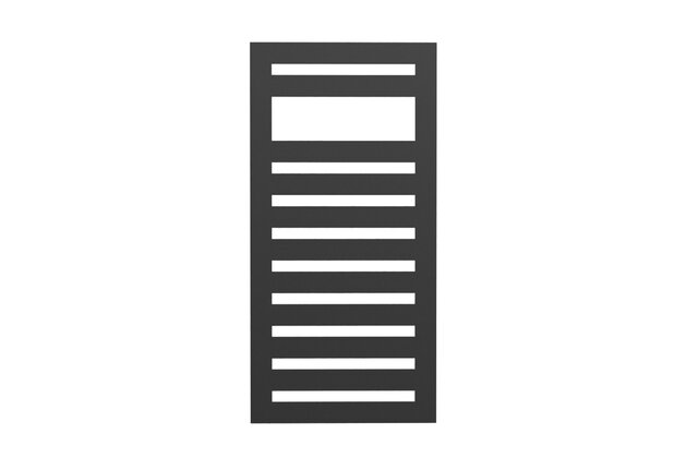 Radiátor Zehnder Metropolitan Spa 123x60 cm, černá, MET-120-060-Kat3