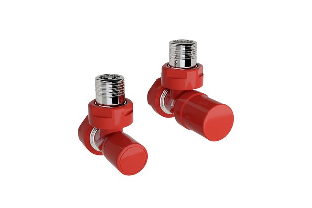 Ventil Zehnder rohový, šroubení pro zpátečku Standard 1/2", Set A, barevná, Z-838889